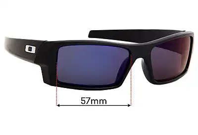 Oakley Gascan S Replacement Lenses 57mm wide 