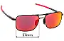 Sunglass Fix Replacement Lenses for Oakley Gauge 6 OO6038 - 57mm Wide 
