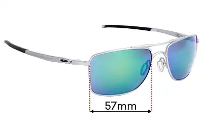Oakley Gauge 8 OO4124 Replacement Lenses 57mm wide 