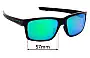 Sunglass Fix Replacement Lenses for Oakley Mainlink OO9264 - 57mm Wide 