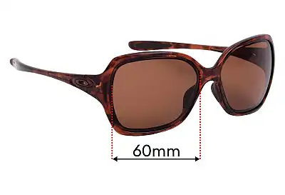 Oakley Overtime OO9167 Replacement Lenses 60mm wide 
