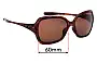 Sunglass Fix Verres de Remplacement pour Oakley Overtime OO9167 - 60mm Wide 