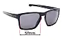 Sunglass Fix Ersatzgläser für Oakley Sliver XL OO9341 - 57mm Wide 