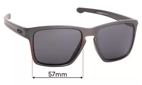 Oakley Sliver XL OO9346 (Low Bridge Fit) 57mm Replacement Lenses