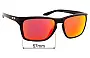 Sunglass Fix Replacement Lenses for Oakley Sylas OO9448 - 57mm Wide 