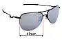 Sunglass Fix Replacement Lenses for Oakley Tailpin OO4086 - 61mm Wide 