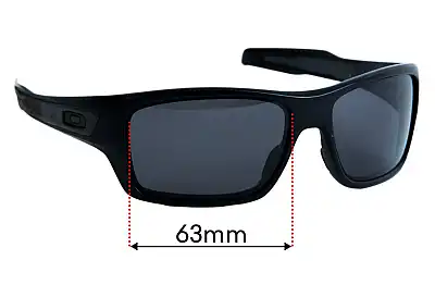 Oakley Turbine OO9263 Replacement Lenses 63mm wide 