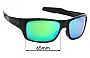 Sunglass Fix Replacement Lenses for Oakley Turbine OO9263 - 65mm Wide 