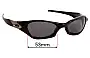 Sunglass Fix Replacement Lenses for Oakley Valve 1.0 - 53mm Wide 