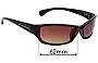 Sunglass Fix Replacement Lenses for Optic Nerve Stonefly - 62mm Wide 