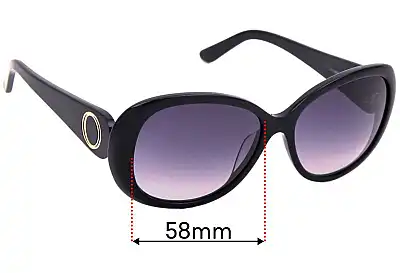 Oroton  Class Replacement Lenses 58mm wide 