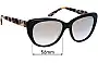 Sunglass Fix Replacement Lenses for Oroton  Estrella - 56mm Wide 