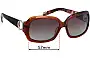 Sunglass Fix Replacement Lenses for Oroton  Lyon - 57mm Wide 