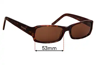 Oroton  Pacific Replacement Lenses 53mm wide 