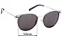 Sunglass Fix Replacement Lenses for Oscar Wylee Aries - 53mm Wide 