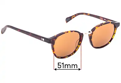 Otis A Day Late Replacement Lenses 51mm wide 