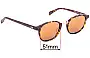 Sunglass Fix Replacement Lenses for Otis A Day Late - 51mm Wide 