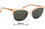 Sunglass Fix Replacement Lenses for Otis Little Lies - 55mm Wide 