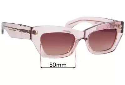 Pared  Bec + Bridge Petite Amour Replacement Lenses 50mm wide 