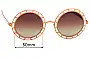 Sunglass Fix Replacement Lenses for Pared  Sonny & Cher - 50mm Wide 