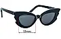 Sunglass Fix Replacement Lenses for Pared  Stargazers - 51mm Wide 