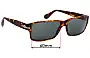 Sunglass Fix Ersatzgläser für Persol 2761-S - 60mm Wide 