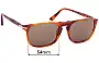 Sunglass Fix Replacement Lenses for Persol 3059-S - 54mm Wide 