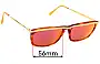 Sunglass Fix Replacement Lenses for Persol PP508 - 56mm Wide 