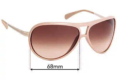 Police S8383 Replacement Lenses 68mm wide 