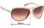 Sunglass Fix Verres de Remplacement pour Police S8383 - 68mm Wide 