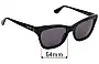 Sunglass Fix Verres de Remplacement pour Prada RAP6478AA - 54mm Wide 