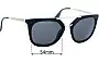 Sunglass Fix Verres de Remplacement pour Prada SPR13Q & PR13QS - 54mm Wide 