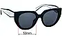 Sunglass Fix Lentes de Repuesto para Prada SPR14W-F - 53mm Wide 