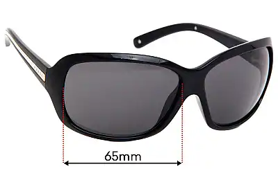 Prada SPR20I Ersatzgläser 65mm wide 