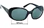 Sunglass Fix Replacement Lenses for Prada SPR27L - 57mm Wide 