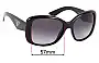 Sunglass Fix Replacement Lenses for Prada SPR32P - 57mm Wide 