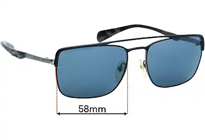 Prada SPR50Q Replacement Lenses 58mm wide 