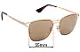 Sunglass Fix Ersatzgläser für Prada SPR54T - 55mm Wide 
