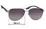 Sunglass Fix Replacement Lenses for Prada SPS54T - 58mm Wide 