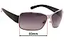 Sunglass Fix Replacement Lenses for Prada SPS56G - 69mm Wide 