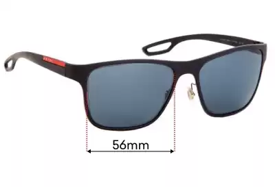 Prada SPS56Q Replacement Lenses 56mm wide 