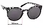 Sunglass Fix Replacement Lenses for Quay Kosha - 50mm Wide 