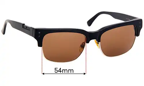 Sunglass Fix Replacement Lenses for Raen Underwood - 54mm Wide Sunglass Fix Replacement Lenses for Raen Underwood - 54mm Wide