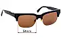 Sunglass Fix Replacement Lenses for Raen Underwood - 54mm Wide 