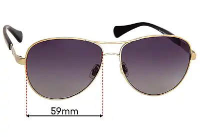 Ralph Lauren RA 4117 Replacement Lenses 59mm wide 