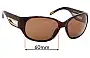 Sunglass Fix Replacement Lenses for Ralph Lauren RA 5044 - 60mm Wide 