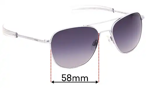 Randolph Engineering AF138 Replacement Lenses 58mm wide 