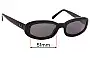 Sunglass Fix Replacement Lenses for Ray-Ban RB2111 Rituals - 51mm Wide 