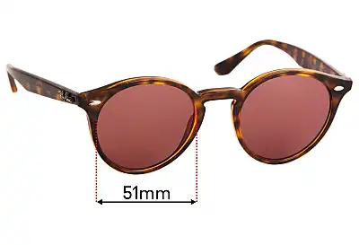 Ray-Ban RB2180 Ersatzgläser 51mm wide 