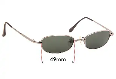 Ray-Ban RB3152 Replacement Lenses 49mm wide 